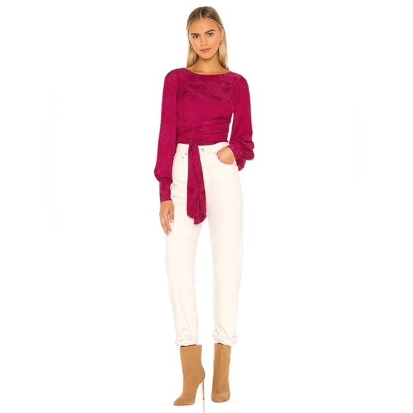 Tularosa Divinity Top in Fuchsia - Picture 2 of 10